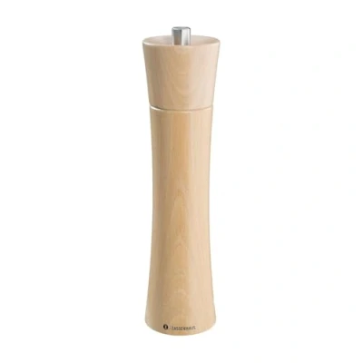 Abbildung von Zassenhaus Pfeffermühle Holz FRANKFURT , Buche natur mit stufenlos verstellbarem Keramikmahlwerk befüllte Gewürzmühle Ø 5,5 x 24 cm