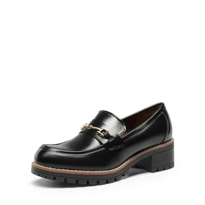 Abbildung von DREAM PAIRS Damen Sdls2410w Flacher Slipper, Schwarz (Black Pu), 41 EU