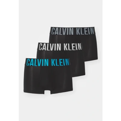 Abbildung von Calvin Klein Underwear LOW RISE Trunk 3 PACK Panties, Herren, Größe: Large, Carnival blue/white/misty grey