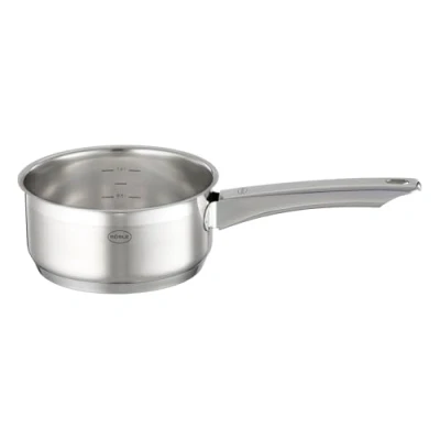 Abbildung von RÖSLE Charm Kochtopf, universeller Kochtopf aus Edelstahl 18/10 mit Innenbeschichtung, induktionsgeeignet, spülmaschinenfest, 16 cm