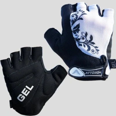 Abbildung von ATTONO Fahrradhandschuhe Damen Gel Fahrrad Handschuhe Größe 6