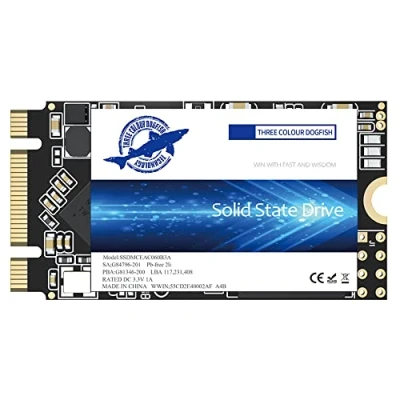 Abbildung von Dogfish SSD M.2 2242 500GB Solid State Drive Ngff Internen Desktop Computer 6Gb/s High Performance Festplatte Für Laptop (500GB, 2242)