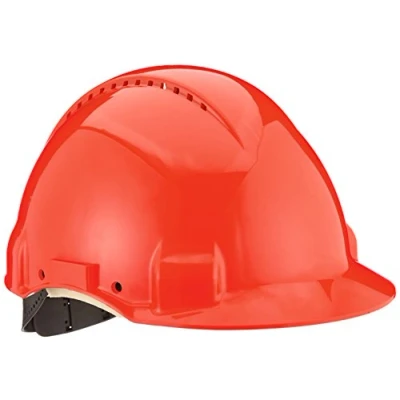 Abbildung von 3M Schutzhelm, Uvicator, Pinlock Verschluss, belüftet, Lederschweißband, Rot, G3000DUV RD