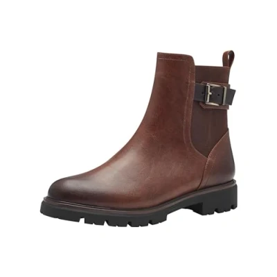 Abbildung von Marco Tozzi Stiefelette, Damen, Größe: 40, Cognac comb Schuhe