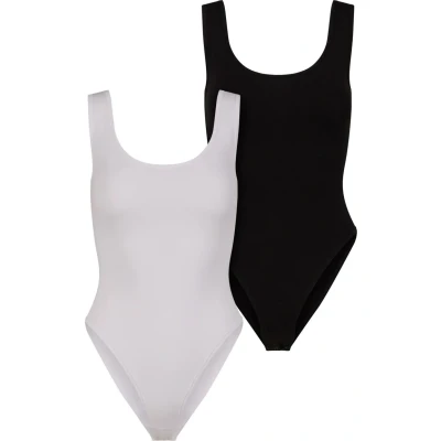 Abbildung von Urban Classics 2 PACK Top, Damen, Größe: XXL, White black