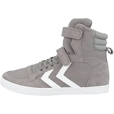 Abbildung von Hummel Slimmer Stadil Sneaker high für Kinder, Größe: 37, Frost grey Schuhe
