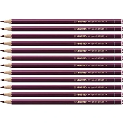 Abbildung von STABILO Premium Buntstift Original 12er Pack caputmortuum mittel violett