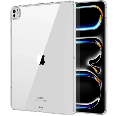 Abbildung von MoKo Hülle Kompatibel mit iPad Pro 11 Zoll M4 2024 (5. Generation), Kratzfest Klare Schutzhülle Dünne Cover Stoßfester Schlagfestigkeit Tablet Hülle, Transparent