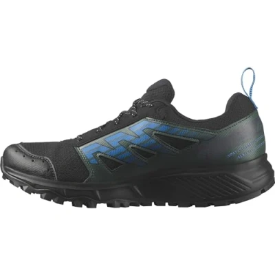 Abbildung von Salomon Wander Gore Tex Wasserdichte Herren Trailrunning und Wanderschuhe, Outdoor bereit, Komfort durch Dämpfung, Sicherer Fußhalt, Black, 44