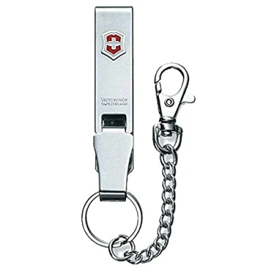 Abbildung von Victorinox, Gürtelanhänger Multiclip, Gürtelclip für Taschenmesser, Klappmesser, Accessoires, Hülle, Metall, silber