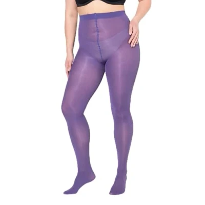 Abbildung von Ulla Popken Damen große Größen Übergrößen Plus Size Essential Mikrofaser Strumpfhose, 60 den