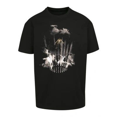 Abbildung von Mister Tee Upscale Herren T Shirt Flashing Lights Oversize Tee, Print für Männer, Graphic Shirt, Streetwear