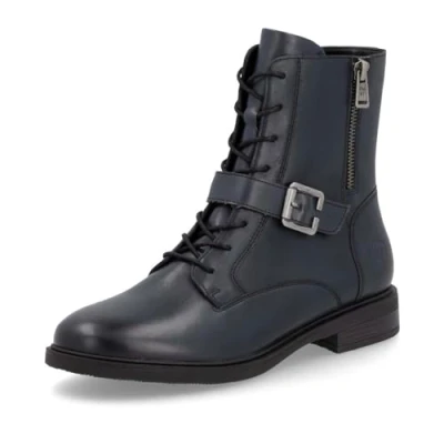 Abbildung von Remonte Damen Chelsea Boots D1U70, Frauen Stiefeletten,lose Einlage,uebergangsstiefel,Schlupfstiefel,flach,Stiefel,Bootee,Booties,blau (14),36 EU