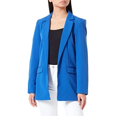Abbildung von Pieces Pcbossy LS NOOS Kurzmantel, Damen, Größe: Large, Mazarine blue