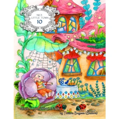 Abbildung von Nice Little Town 10: Adult Coloring Book (Stress Relieving Designs)