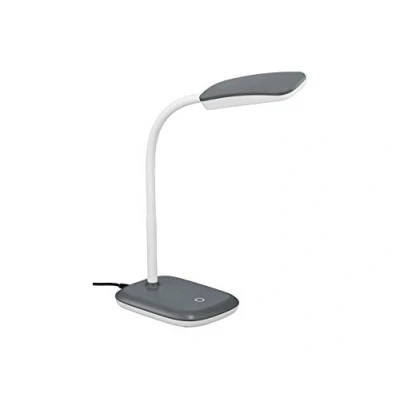 Abbildung von Reality Leuchten R52431187 Boa A+, Schreibtischleuchte, Acryl, 3.5 W, Integriert, Titanfarbig, 25 x 11 36 cm