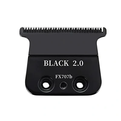 Abbildung von Ersatz DLC Klinge, kompatibel mit BaBylissPRO FX787 Serie und FX726, für Umriss Haarschneider LoPROFX Trimmer Golden FX707Z (Black)