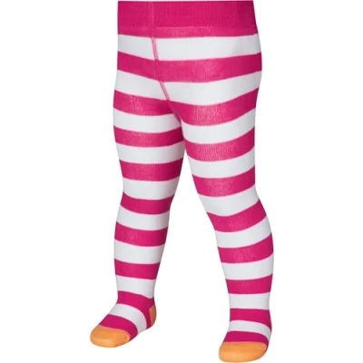 Abbildung von Playshoes Unisex Kinder Strumpfhose, Undurchsichtige, pink/weiß, 122/128