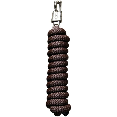 Abbildung von Harry&#039;s Horse Führstrick Denz Panikhaken Braun 2,5m