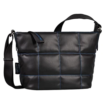 Abbildung von DENIM TOM TAILOR bags Carolin Damen Umhängetasche Crossbody Bag Mittelgroß Schwarz