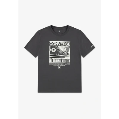 Abbildung von Converse Static Background Tshirt print für Kinder, Größe: 128/140, Dark matter