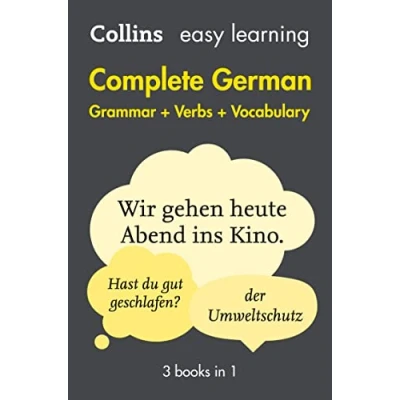Abbildung von Easy learning German Complete Grammar, Verbs and Vocabulary (3 books in 1): Trusted support for (Collins Learning)