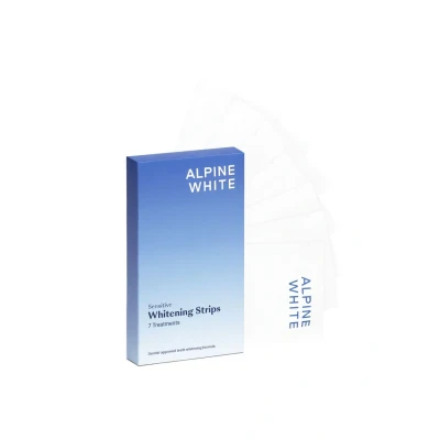 Abbildung von Alpine White Whitening Strips Sensitive Zahnpflege, Größe: One Size,