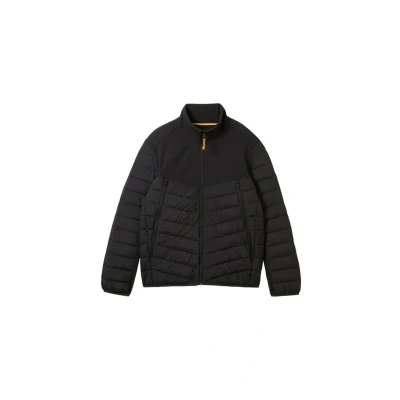 Abbildung von TOM TAILOR Denim Herren 1041346 Hybrid Steppjacke mit Stehkragen, 29999 Black, M