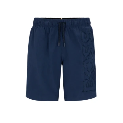 Abbildung von BOSS Whale Badeshorts, Herren, Größe: Small, Navy