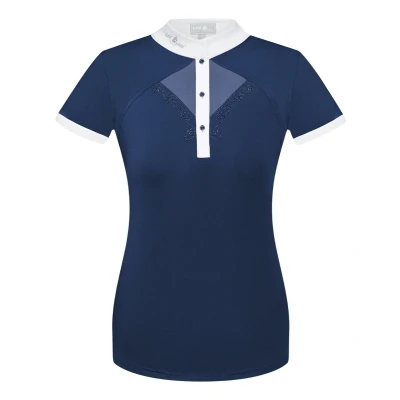 Abbildung von Fair Play Turniershirt Cathrine Kurze Ärmel Navy/Weiß 42