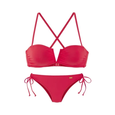 Abbildung von Buffalo SET Bikini, Damen, Größe: 36xA/B, Neon rot