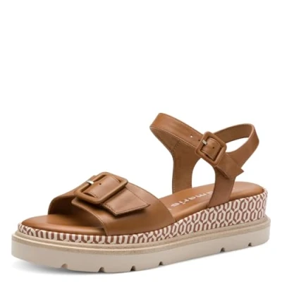 Abbildung von Tamaris Sandalette Damen Bequem braun,EU 37