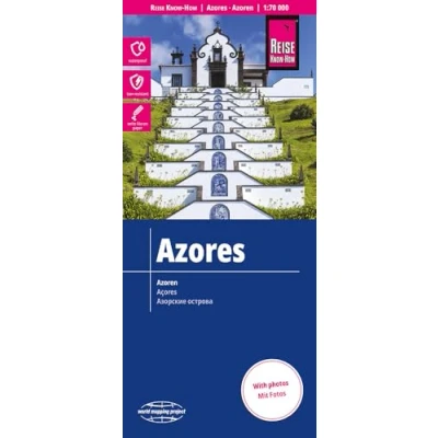 Abbildung von Reise Know How Landkarte Azoren / Azores (1:70.000): reiß und wasserfest (world mapping project)