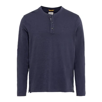 Abbildung von camel active Langarmshirt Night blue, Herren, Größe: XXL, blue