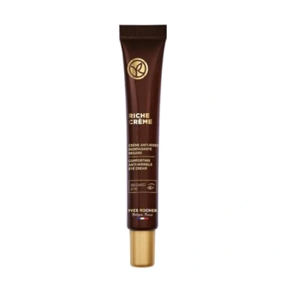 Abbildung von Yves Rocher RICHE CRÈME Antifalten Aufgenpflege Regenerierende Anti Aging Augencreme Gegen Falten &amp; Tränensäcke Mit Öl aus 1000 Rosen für intensive Zellregeneration 14 ml