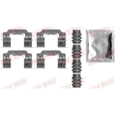 Abbildung von QUICK BRAKE 109 0007 Zubehörsatz, Scheibenbremsbelag PEUGEOT: 308 II Hatchback, SW 2, Box Body / Estate