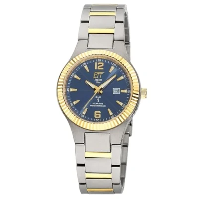 Abbildung von ETT Eco Tech Time Funk Solar Damen Uhr Analog mit Titan Armband ELT 11671 32M