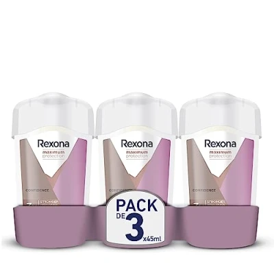 Abbildung von Rexona Confidence Deostick Anti Transpirant, 96H, 45 ml, 3 Stück