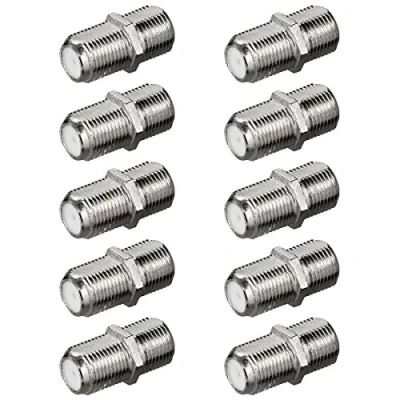 Abbildung von Premium X 10x F Verbinder SAT Buchse/Buchse für Stecker Koaxial Antennenkabel