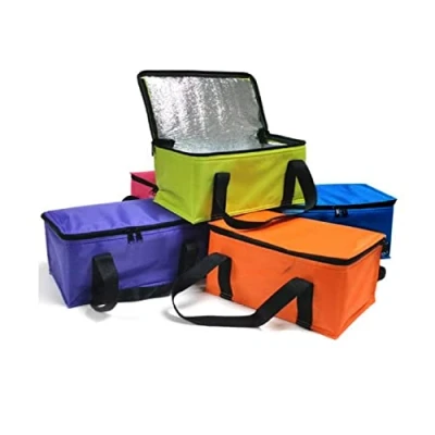Abbildung von Provance Kühltasche Einkaufstasche Isoliertasche Kühlbox 9,5L Picknicktasche Isolierbox faltbar Strandtasche (Blau)