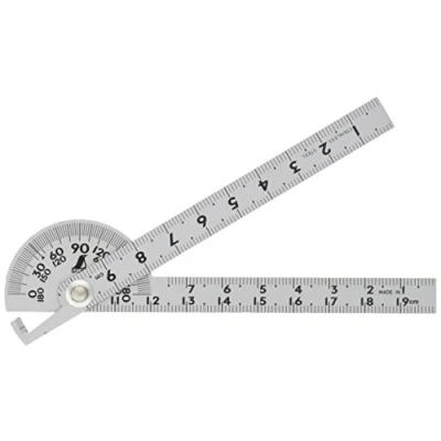 Abbildung von Shinwa® 3 D Mini Winkelmesser Made in Japan