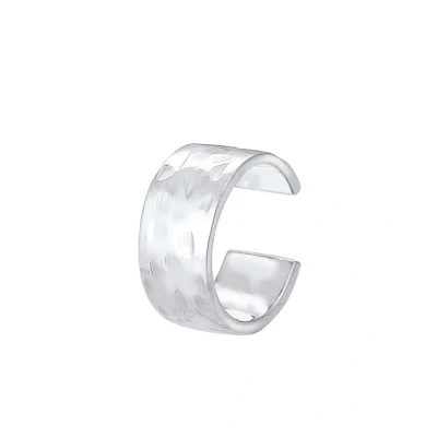 Abbildung von Elli Basic Earcuff Ohrringe silvercoloured, Damen, Größe: One Size, Silver coloured