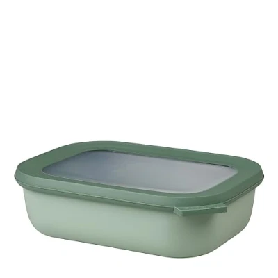 Abbildung von Mepal Multi Bowl Cirqula Rectangular Vorratsdose mit Deckel Geeignet als Luftdichte Aufbewahrungsbox für den Kühlschrank, Mikrowellengeschirr &amp; Frischhaltedosen 1000 ml Nordic Sage