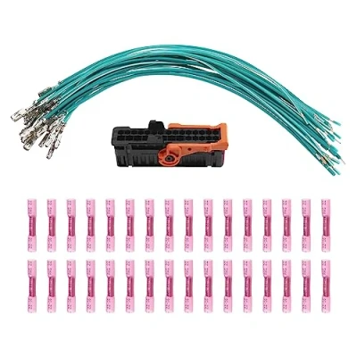 Abbildung von Create idea 1 Set Auto Tür Kabelbaum 1K0937702C Webstuhl Stecker Reparatur Kit 28 Pin 26 cm Kabel Länge Automotive Ersatz Teile