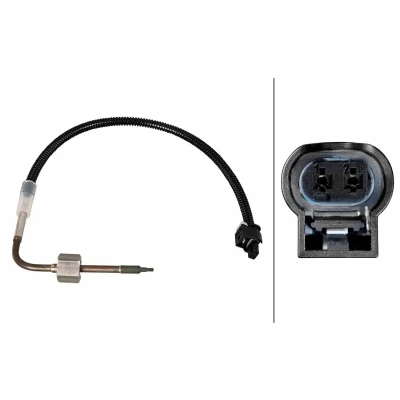 Abbildung von HELLA 6PT 010 376 841 Sensor, Abgastemperatur MERCEDES BENZ: E Class Saloon, S T modell