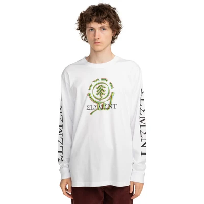 Abbildung von Element ALL Colors Unisex Langarmshirt, Größe: Small, Optic white