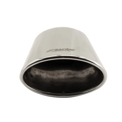 Abbildung von Simoni Racing TRX/33 Auspuffblende 150, 100mm oval, gerade Edelstahl 250mm