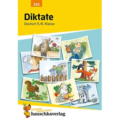 Abbildung von Diktate 5./6. Klasse, A5 Heft: Deutsch: Übungen mit Lösungen für Gymnasium und Realschule Richtig schreiben, Rechtschreibung üben, Sekundarstufe I