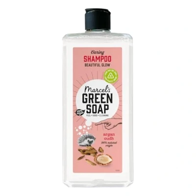 Abbildung von Marcel&#039;s Green Soap Shampoo Argan &amp; Oudh Scent, Enriched with Natural Oils, 97% Natural, 98% Biodegradable, Vegan, 300ml Gentle Care for Hair Planet