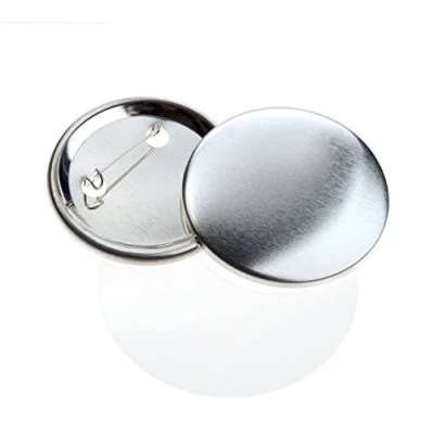 Abbildung von Buttonrohlinge 50mm (100 Stück) für Badgematic Buttonmaschine mit Sicherheitsnadel